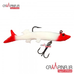 ماهی ژله ای HOKKAIDO سفید سر قرمز کد 318 طول 10 سانت 15 گرم