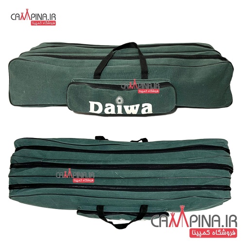 کیف ماهیگیری برزنتی سه قلو Daiwa طول 120 سانتیمتر - سبز