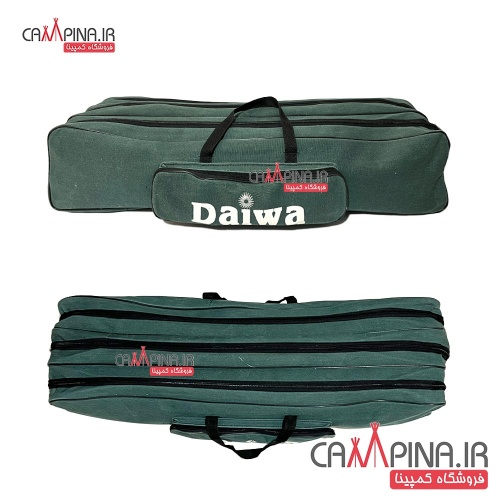 کیف ماهیگیری برزنتی سه قلو Daiwa طول 90 سانتیمتر - سبز