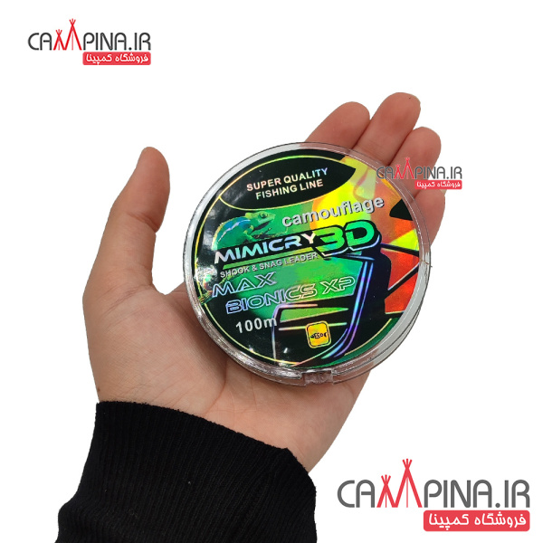 نخ نایلون استتار CAMOUFLAGE MIMICRY طول 100 متر fishing-line-camoflage-02