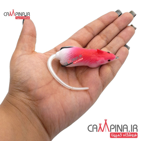 silicon-mouse-fishing-bait-pink-4